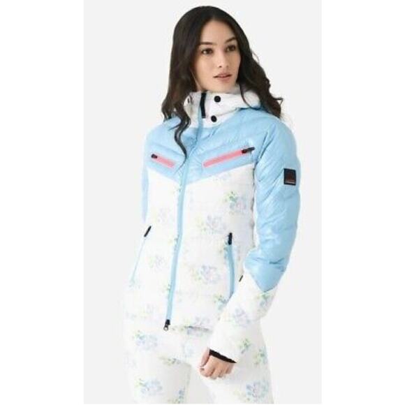 $750 BOGNER FIRE + ICE X LOVE SHACK FANCY Farina D Down SKI Jacket 10 L Floral - Picture 3 of 16